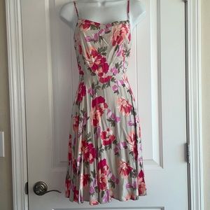 Old Navy spaghetti strap, floral dress size small